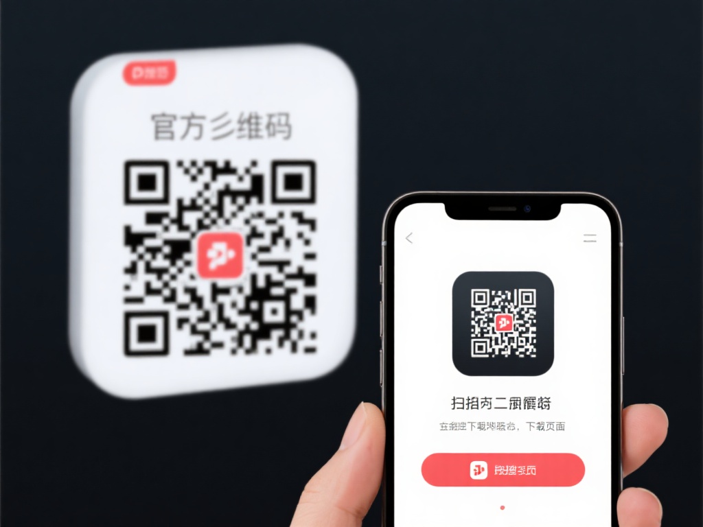 扫描官方二维码：很多时候，官方会提供一个二维码，扫
