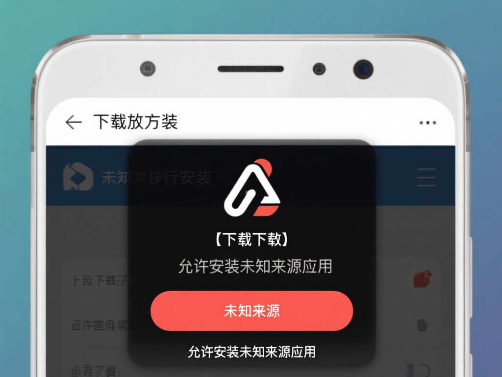 下载完成后，点击文件进行安装。如果手机提示“未知来